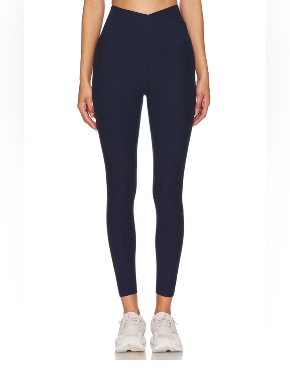 Beyond Yoga Spacedye At Your Leisure Midi Leggings in Nocturnal Navy